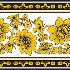 Схема вышивки «хохлома»