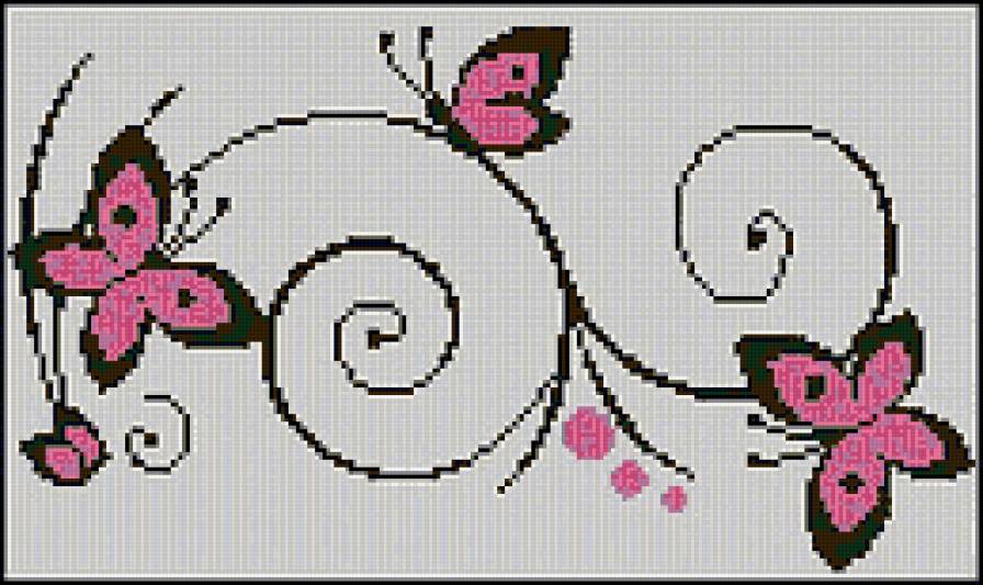 №107727 - узоры, бабочка - предпросмотр