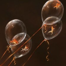 Схема вышивки «рыбки в шаре»