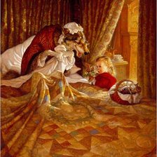 Схема вышивки «Красная шапочка»