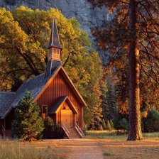 Схема вышивки «Осенний пейзаж»