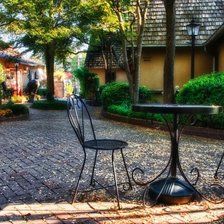 Схема вышивки «кафе»