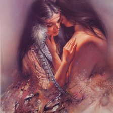 Схема вышивки «Влюбленные»