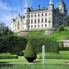 Схема вышивки «замок»