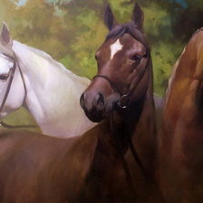 Схема вышивки «лошади»