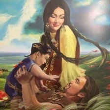 Схема вышивки «башкирская семья»