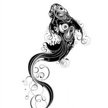 Схема вышивки «рыбка,но не золотая»