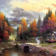 Схема вышивки «Серия "Пейзажи"»