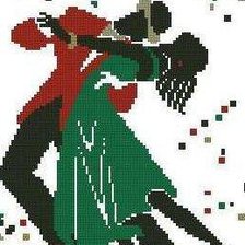 Схема вышивки «пара»