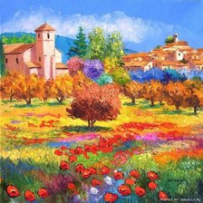 деревенский пейзаж