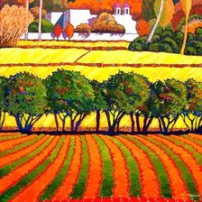 деревенский пейзаж