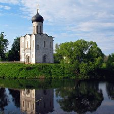 Схема вышивки «церковь»