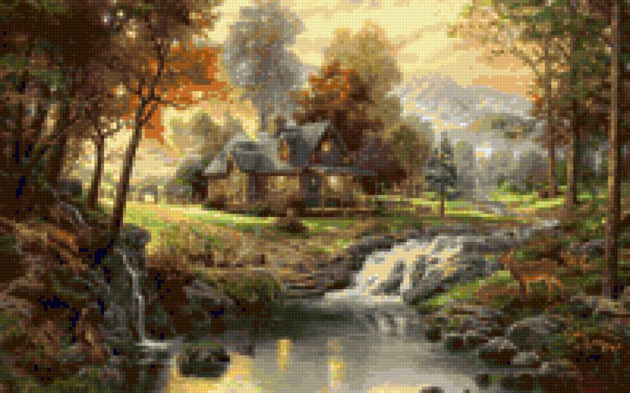 домик у ручья - предпросмотр