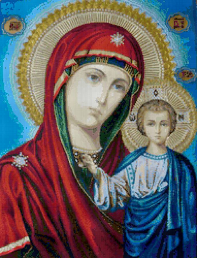 Божья Мать - икона - предпросмотр