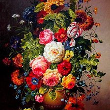 Схема вышивки «букет»