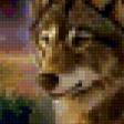 Предпросмотр схемы вышивки «волк фентази» (№108559)