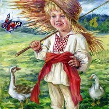 Схема вышивки «Пастушок»