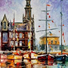 Схема вышивки «картина Л. Афремова»