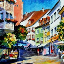 Схема вышивки «картина Л. Афремова»