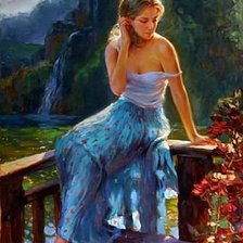 рассвет у озера