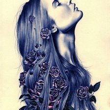 Схема вышивки «лицо»