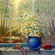 Схема вышивки «окно»