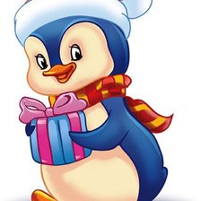 Схема вышивки «Пингвины»