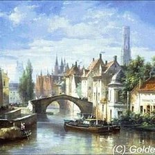 Схема вышивки «городской пейзаж»