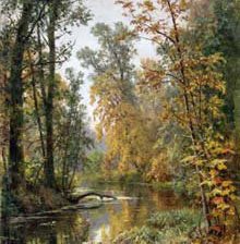 Схема вышивки «пейзаж»