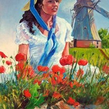 Схема вышивки «Голандия»