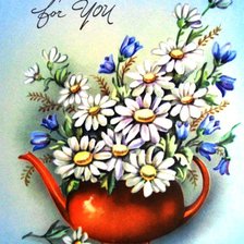 Схема вышивки «Ромашки и колокольчики»