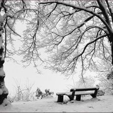 Схема вышивки «зима»