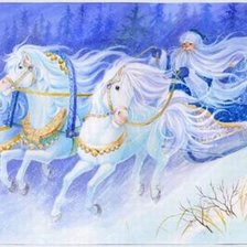 Схема вышивки «дед мороз»