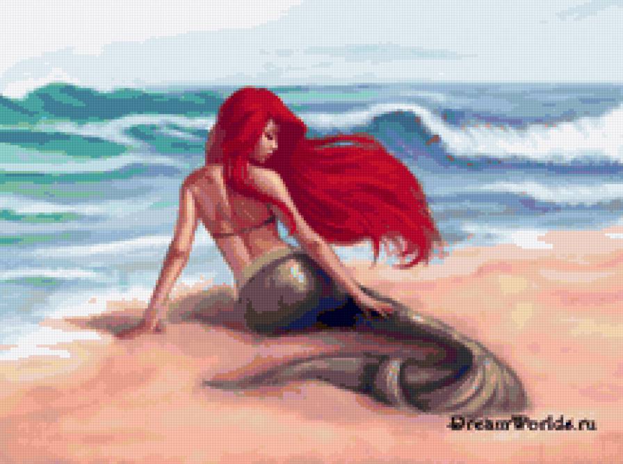 Русалочка - фентези, русалки, она - предпросмотр