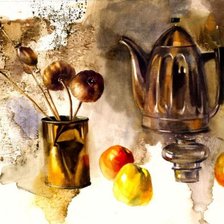 Схема вышивки «акварель»