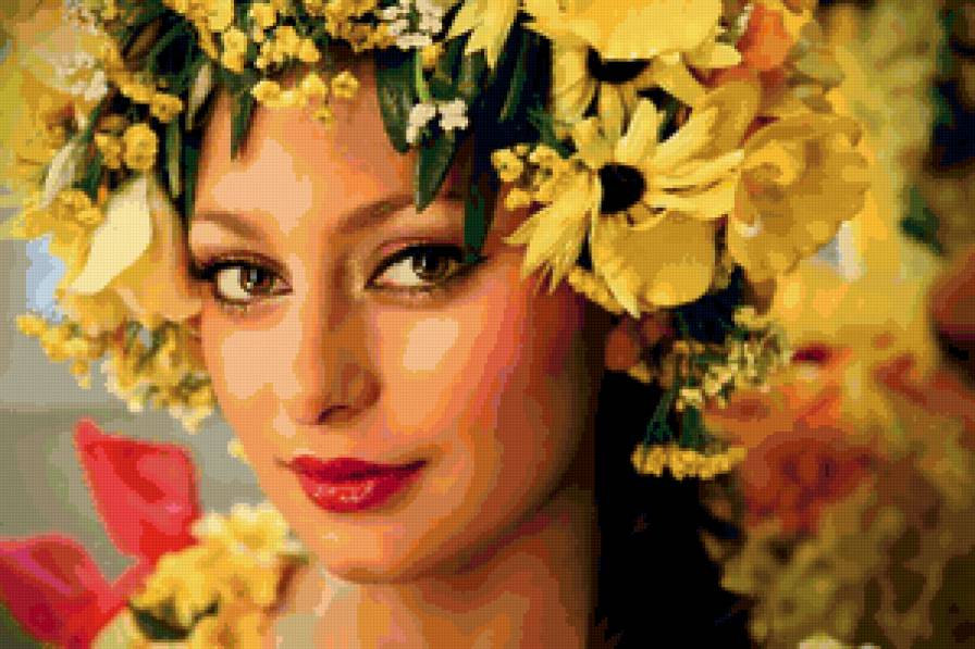 Девушка-лето - девушка - предпросмотр