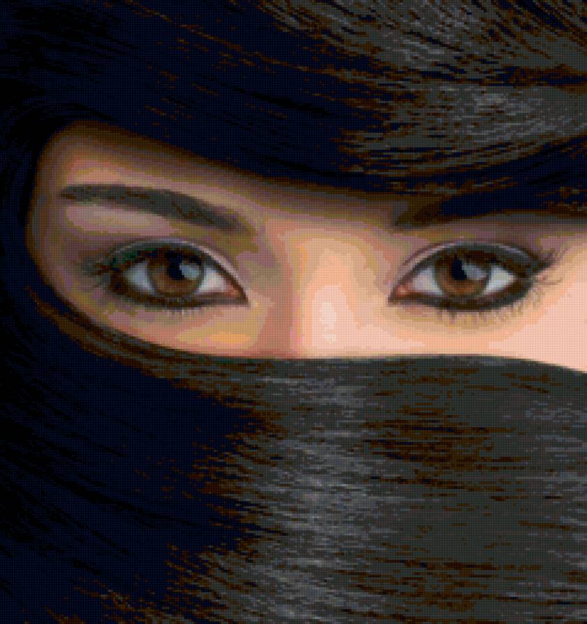 Глаза - девушка, взгляд - предпросмотр