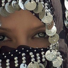 Схема вышивки «Восточная красавица»