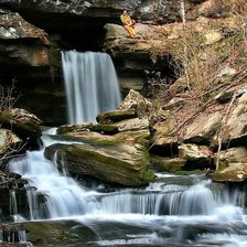 Схема вышивки «Красота пещер»