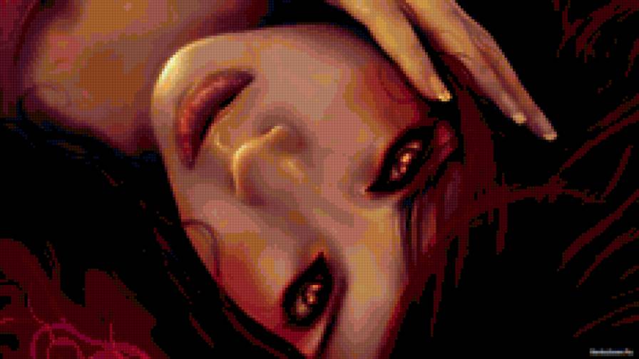 Девушка - девушка, глаза, страсть - предпросмотр