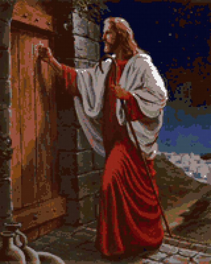 №109403 - исус чука на вратата - предпросмотр