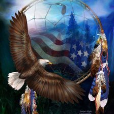 Схема вышивки «Орёл»