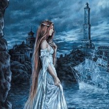 Схема вышивки «Уносят милых корабли..»