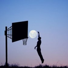 Схема вышивки «Баскетбол»