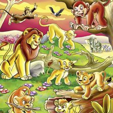 Схема вышивки «Друзья»