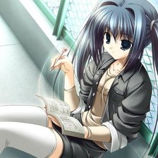 Схема вышивки «аниме»