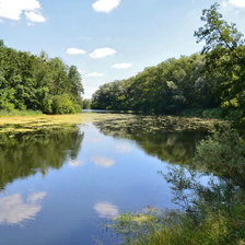 Схема вышивки «Пейзаж»