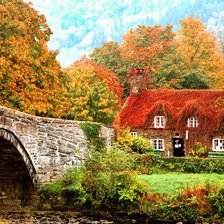 Схема вышивки «Осень рисует»