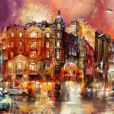 Схема вышивки «картина И. Славинского»