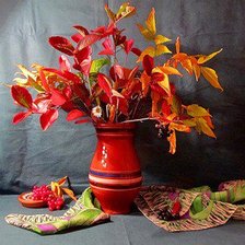 Схема вышивки «осенний букет»